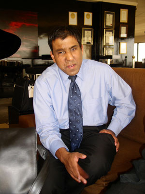 Son, Mahesh a senior accountant (25)